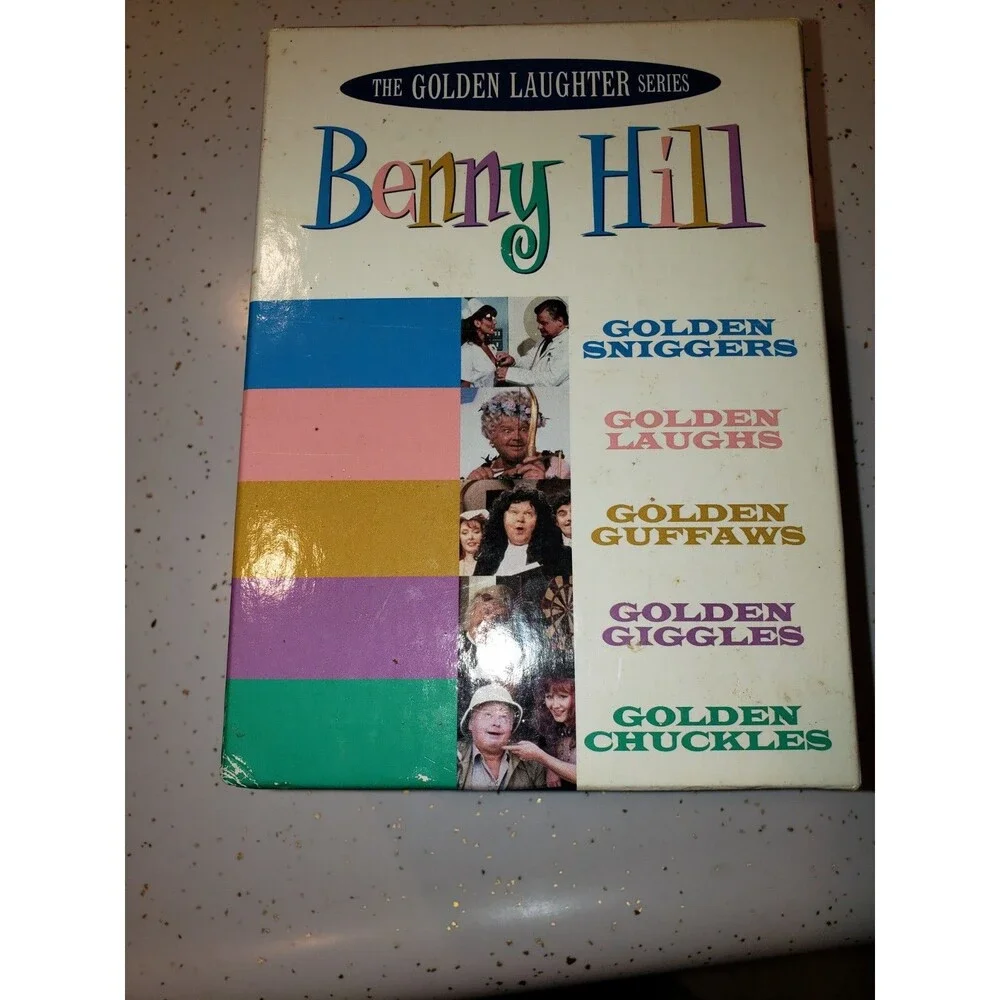 Benny Hill Complete 5 VHS Tapes Movies Sealed HBO Golden Series NEW READ